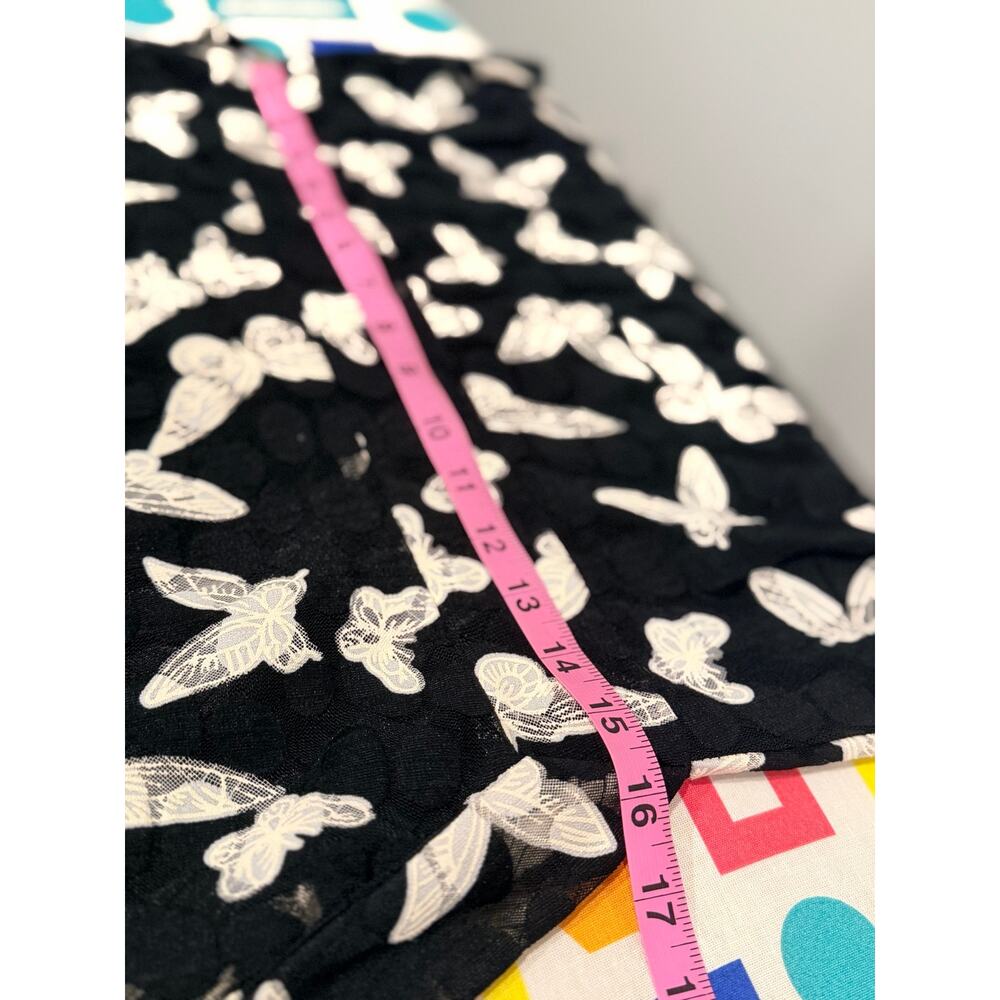 LA Soul Monochromatic Butterfly Graphic Mini Skater Dress Large XL - Picture 5 of 10
